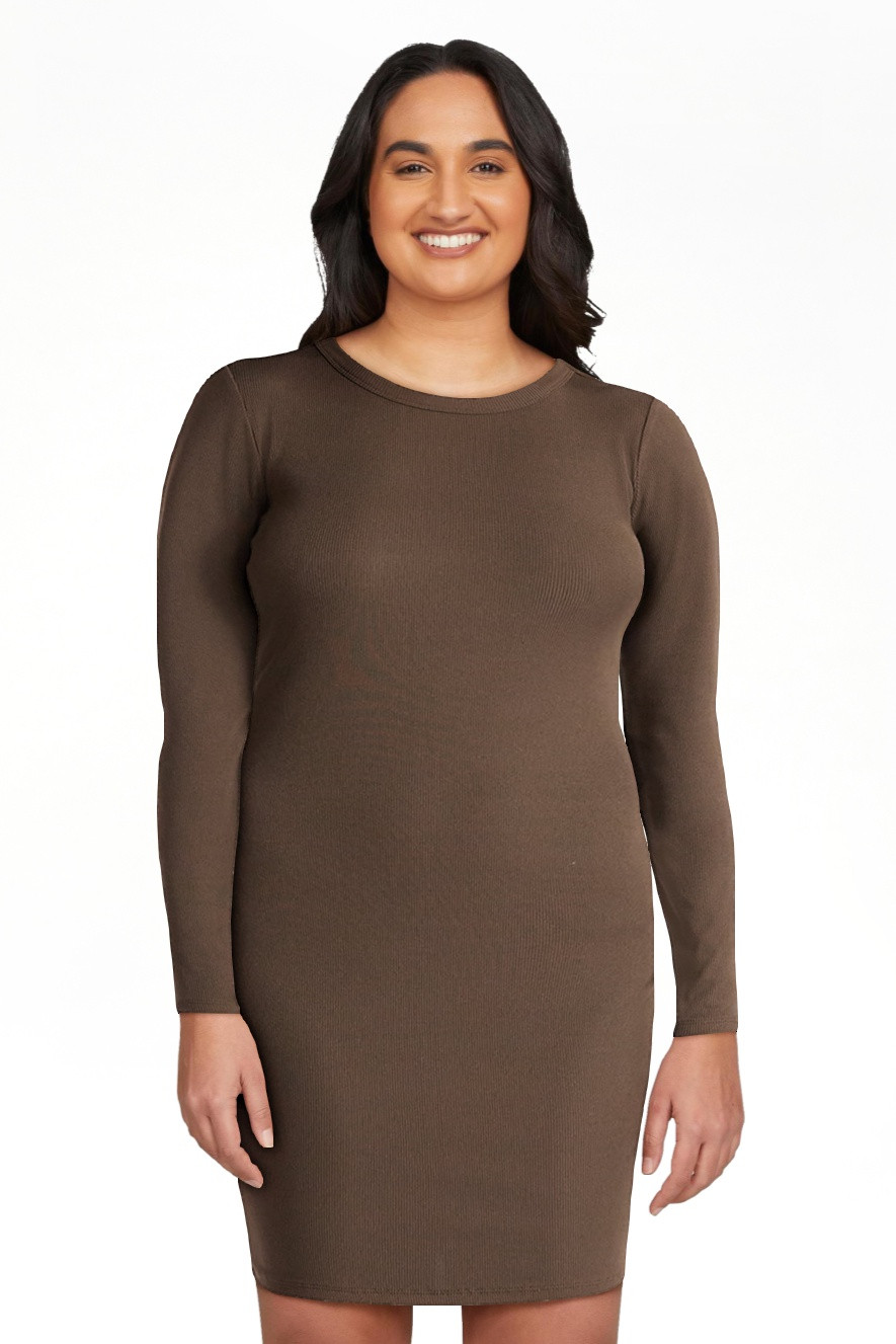 No Boundaries Mini Dress with Long Sleeves, Women’s | Walmart (US)