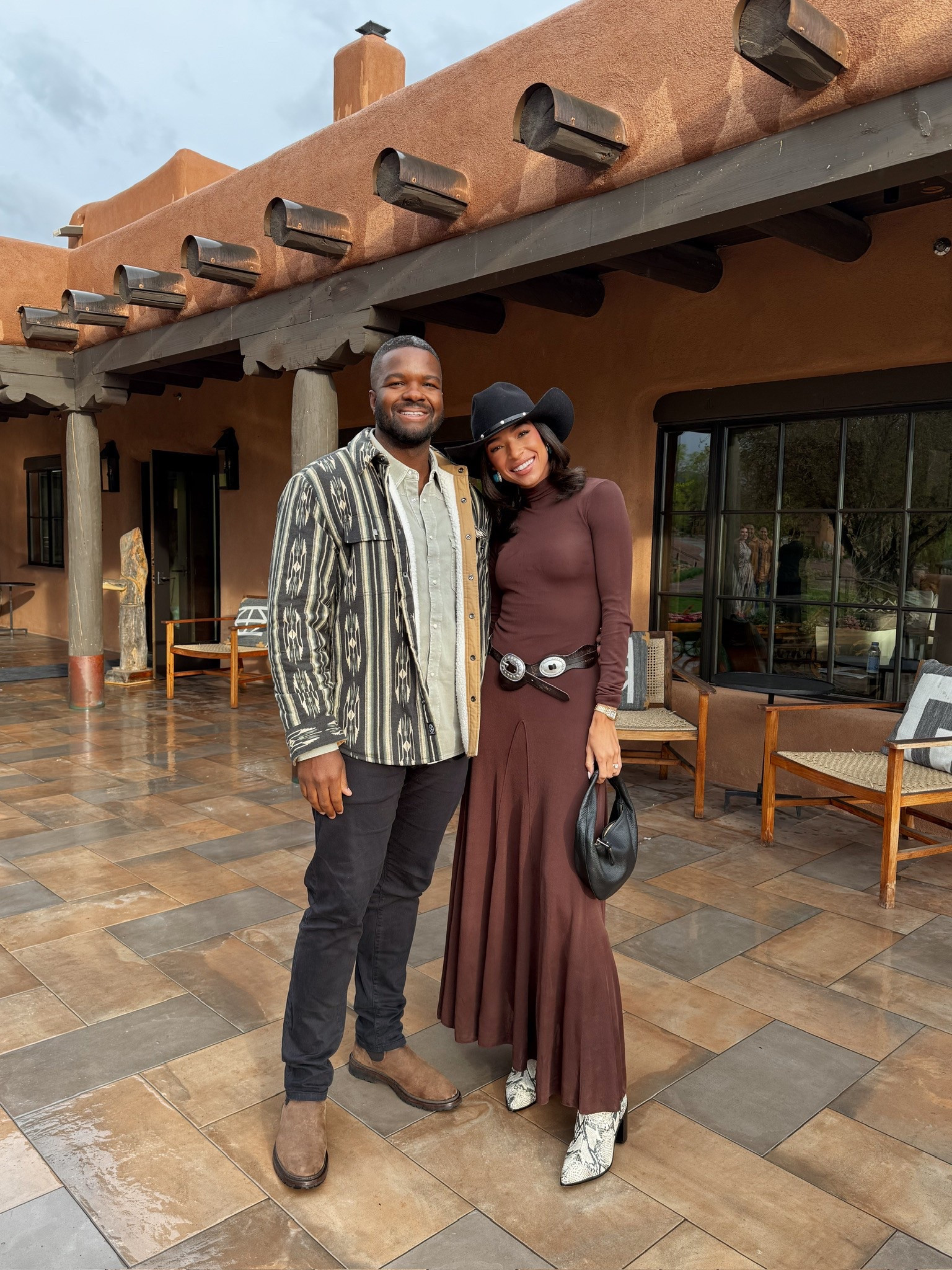 Santa Fe outfit 🌵 Wearing size XS maxi dress - this will be a good one for fall and winter too! Tre’s exact jacket is old Todd Snyder but added similar! 


Western outfit
Spring dress
Spring outfit 
Spring fashion
Date night outfit 

#LTKTravel #LTKFindsUnder100 #LTKStyleTip