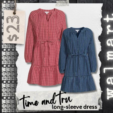 Long sleeve dress, layered dress, plaid, fall fashion, fall style, affordable style, affordable fashion, Walmart style 

#LTKfindsunder50 #LTKstyletip #LTKSeasonal