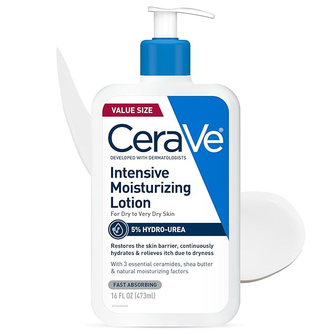 CeraVe Intensive Moisturizing Lotion, Hydro-Urea + Shea Butter, Body Lotion For Dry Skin, Relieve... | Amazon (US)