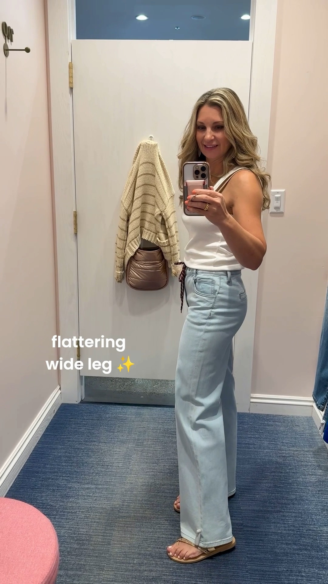 Loveee the light blue wash and drawstring tie waist on these Kut From The Kloth jeans. Such a flattering fit 🤍

#LTKootd #LTKgrwm