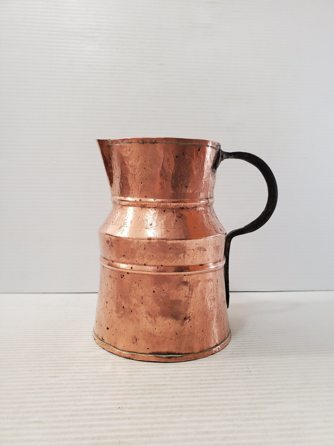 Vintage Copper Jug, Vintage Copper Pitcher, Copper Decorative Vessel, Vintage Copper Vase | Etsy (CAD)