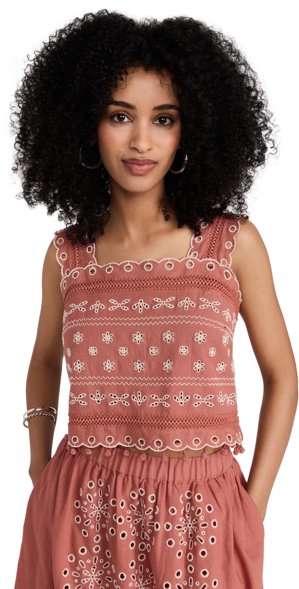 Sea Addie Eyelet Tank Top | Shopbop