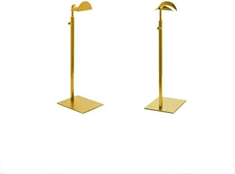 2pack of Metal Handbag Rack Display Single Side Adjustable Handbag Display Stand (Golden) | Amazon (US)