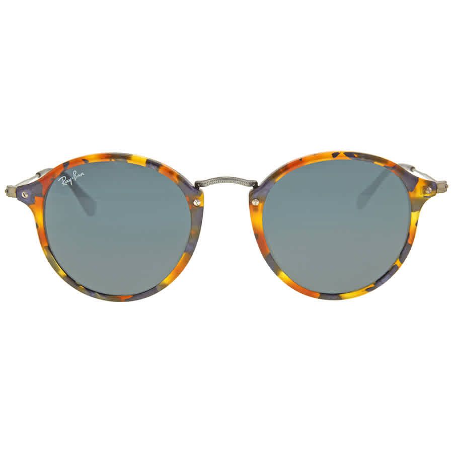 Ray Ban Round Fleck Blue/Gray Classic Sunglasses RB2447 1158R5 49 | Jomashop.com & JomaDeals.com