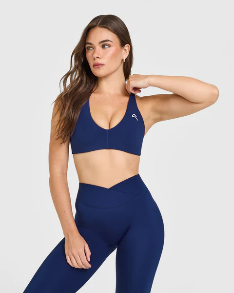 Unified Micro Bralette White Logo 
 Midnight | Oner Active (UK / US)