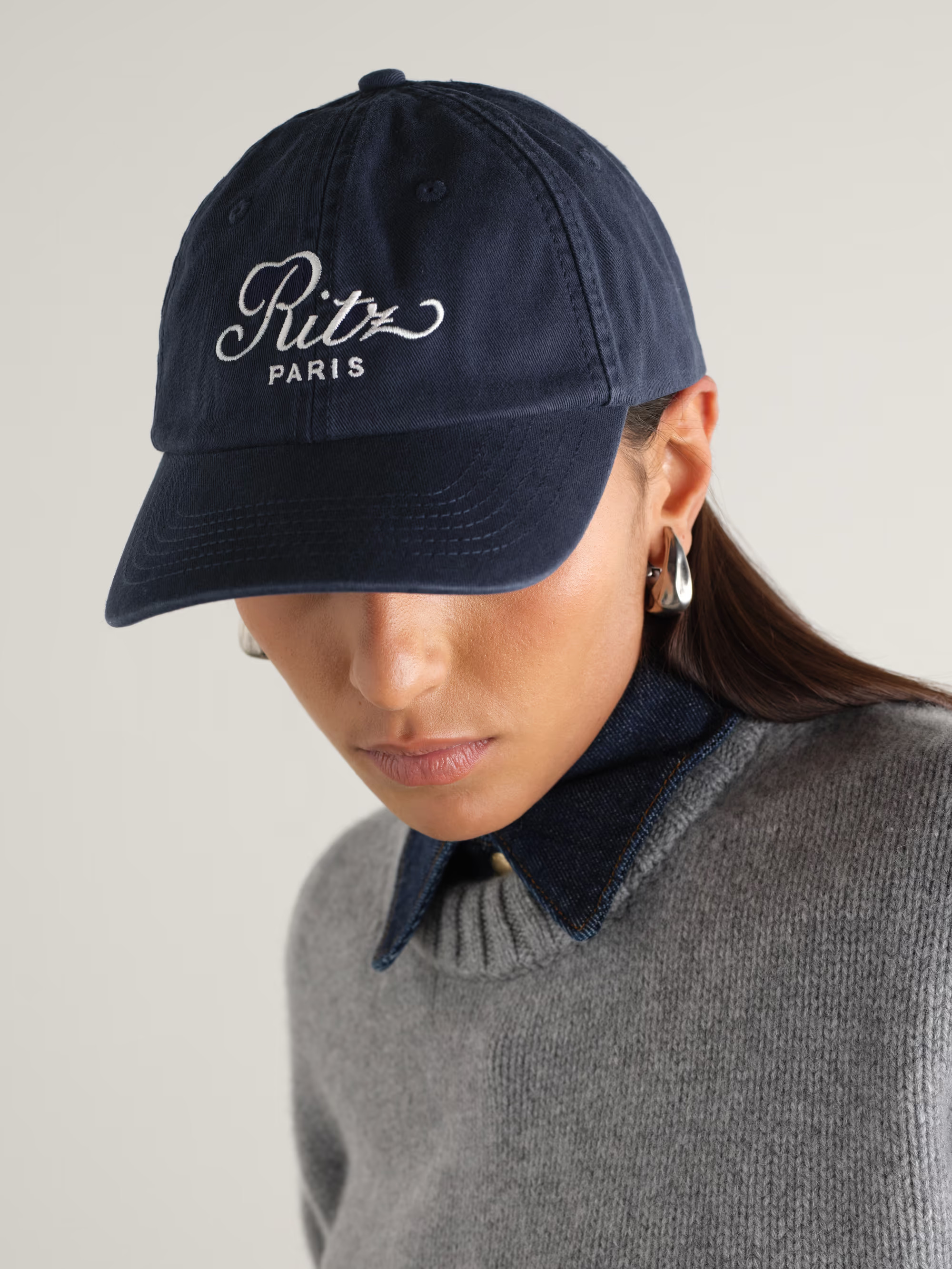 + Ritz Paris embroidered cotton-twill baseball cap | NET-A-PORTER (US)