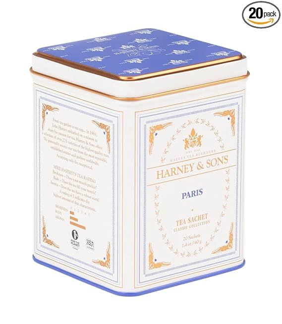 Harney & Sons Paris, Black Tea, 20 Sachets | Amazon (US)