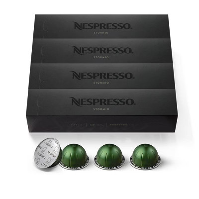 Nespresso Vertuo Stormio Coffee Capsules Dark Roast - 40ct | Target
