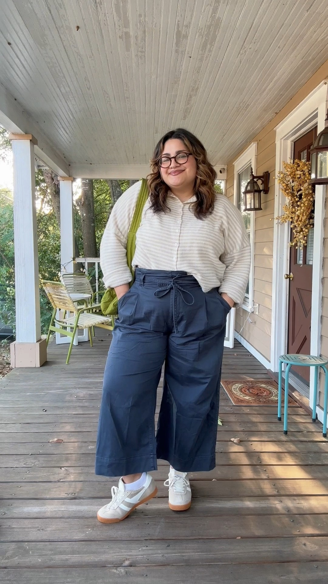 Very comfortable office outfit - these pants are amazing. So comfy and stylish. The cardigan is not linkable here but is from Things Betweenn

#LTKMidsize #LTKSaleAlert #LTKStyleTip