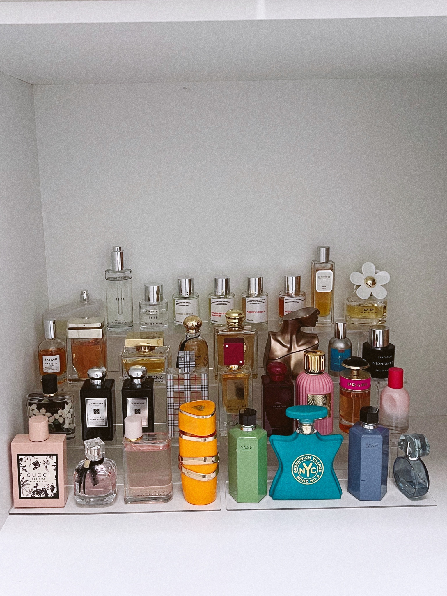 I have been asked about my perfume organization COUNTLESS times, so I just wanted to 1) show how aesthetic the display is but also 2) let anyone // everyone know how dang easy it was to construct the shelves

They’re soooo affordable. Tiered acrylic shelves for organization [could be cute for skincare too]. Have different pack options [I bought the two pack]

March 19, 2024

#LTKHome #LTKBeauty #LTKFindsUnder50