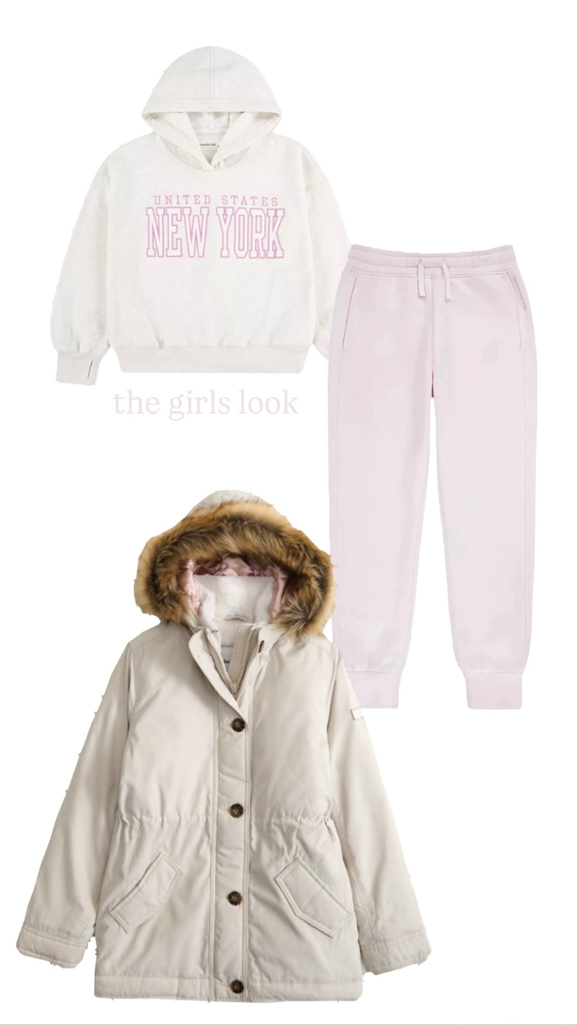 The girls look - sweatshirts and joggers are on sale under $30 

#LTKFindsUnder50 #LTKSeasonal #LTKKids