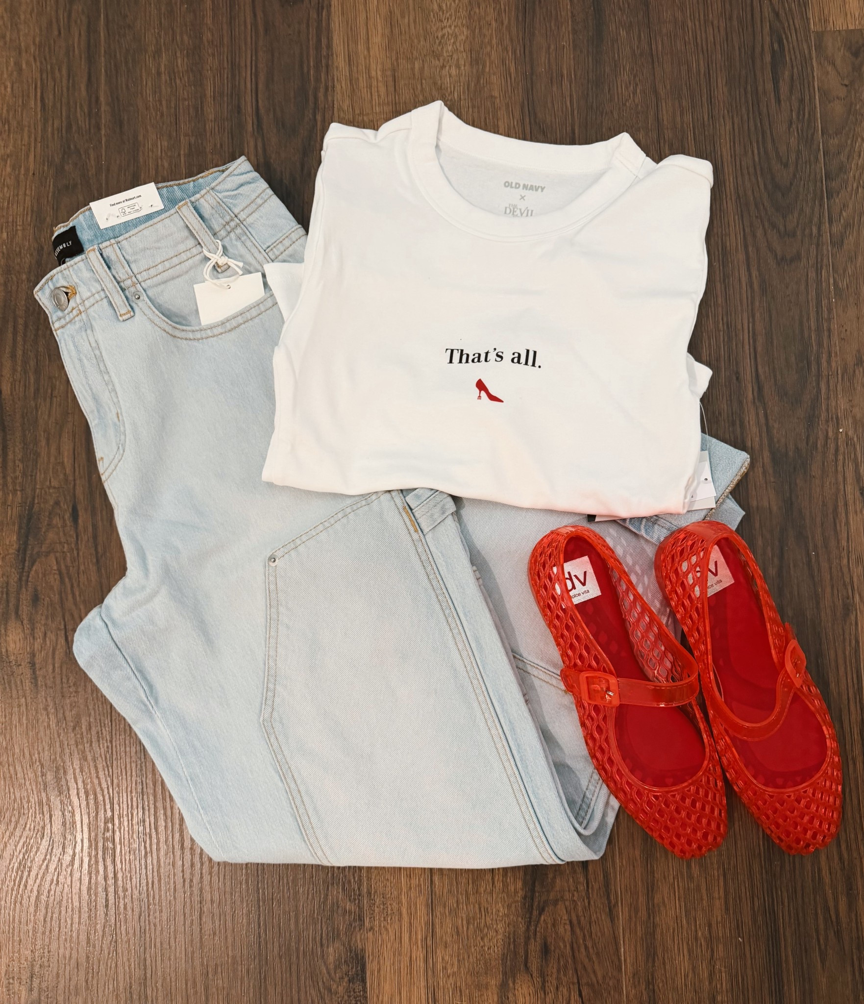 Old Navy has a Collab too!! this cute tea is less than $20 items selling fast