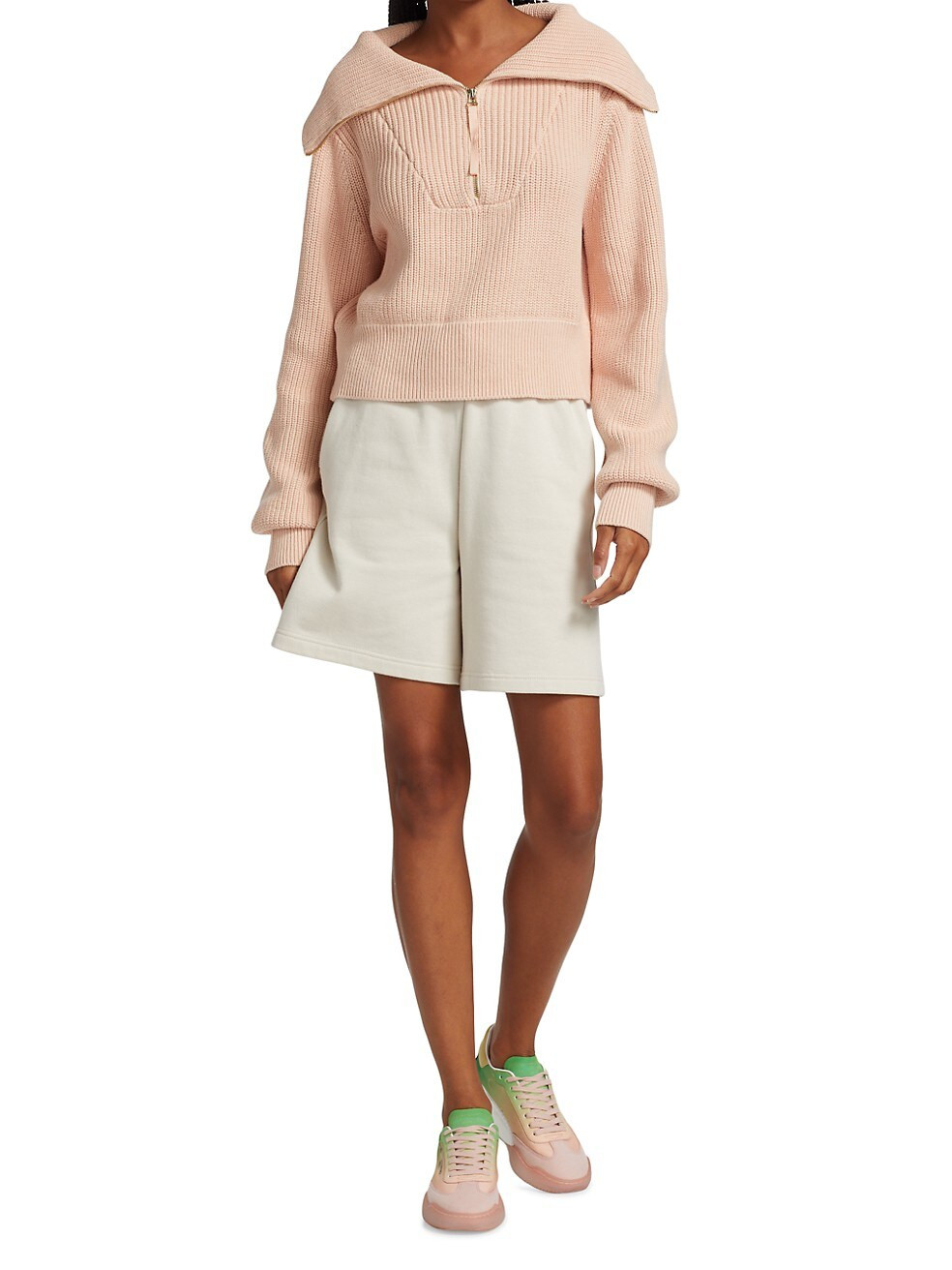 Mentone Quarter-Zip Knit Top | Saks Fifth Avenue