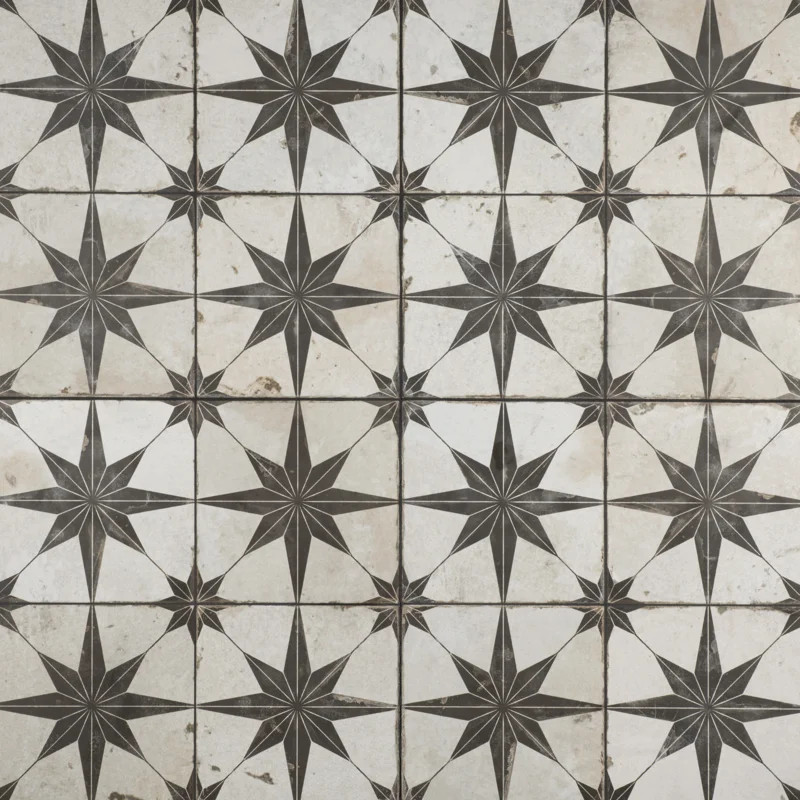 Kings 18" x 18" Ceramic Patterned Wall & Floor Tile | Wayfair North America