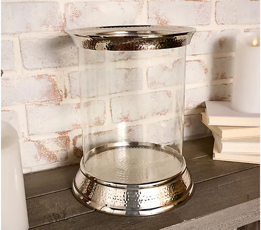 Make Your Selection: Simply Stunning 12" Hammered Hurricane by Janine Graff | QVC