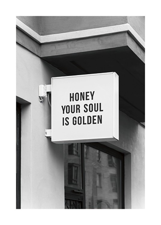 Golden Soul Sign Poster | Desenio