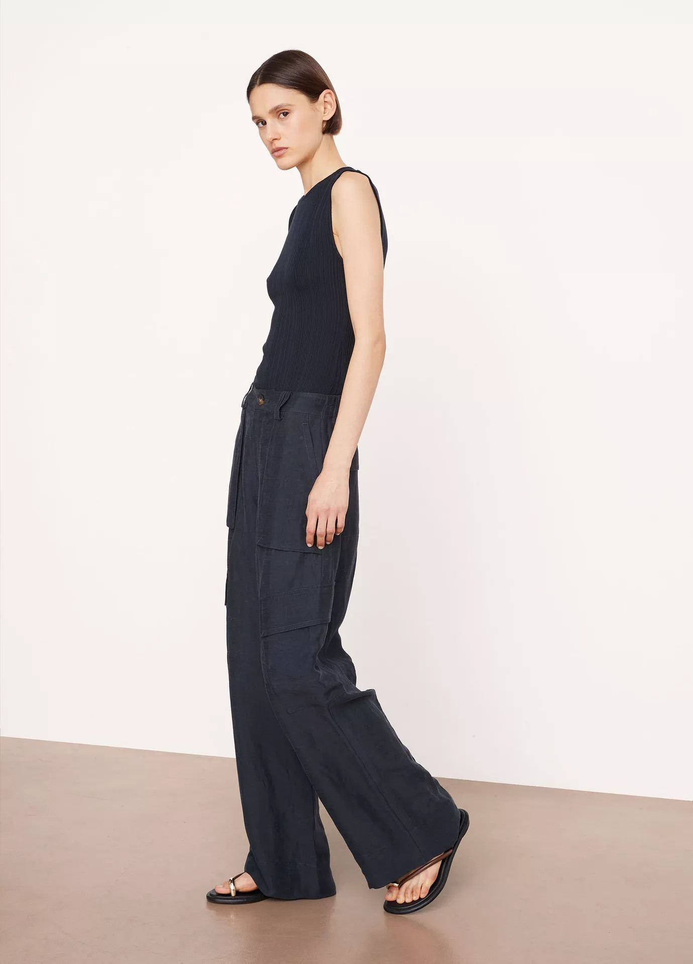 Drop-Waist Wide-Leg Cargo Pant | Vince LLC