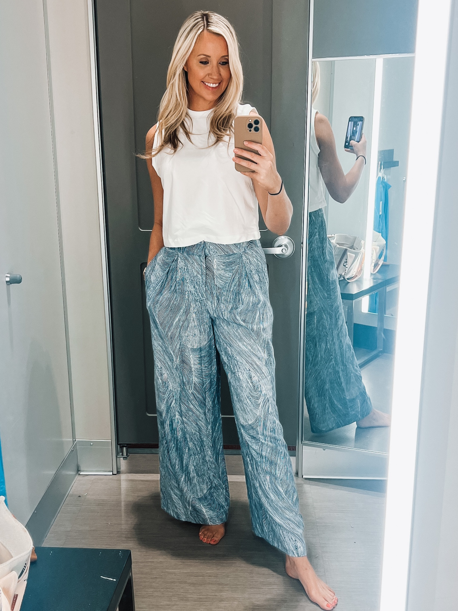 These wide leg pants by Noel + target are perfect for the summer! I snagged these before they were out of stock! Hopefully more sizes are added ASAP 💙🤍 I’m wearing a small in both the top and pants  

#LTKworkwear #LTKstyletip #LTKunder50