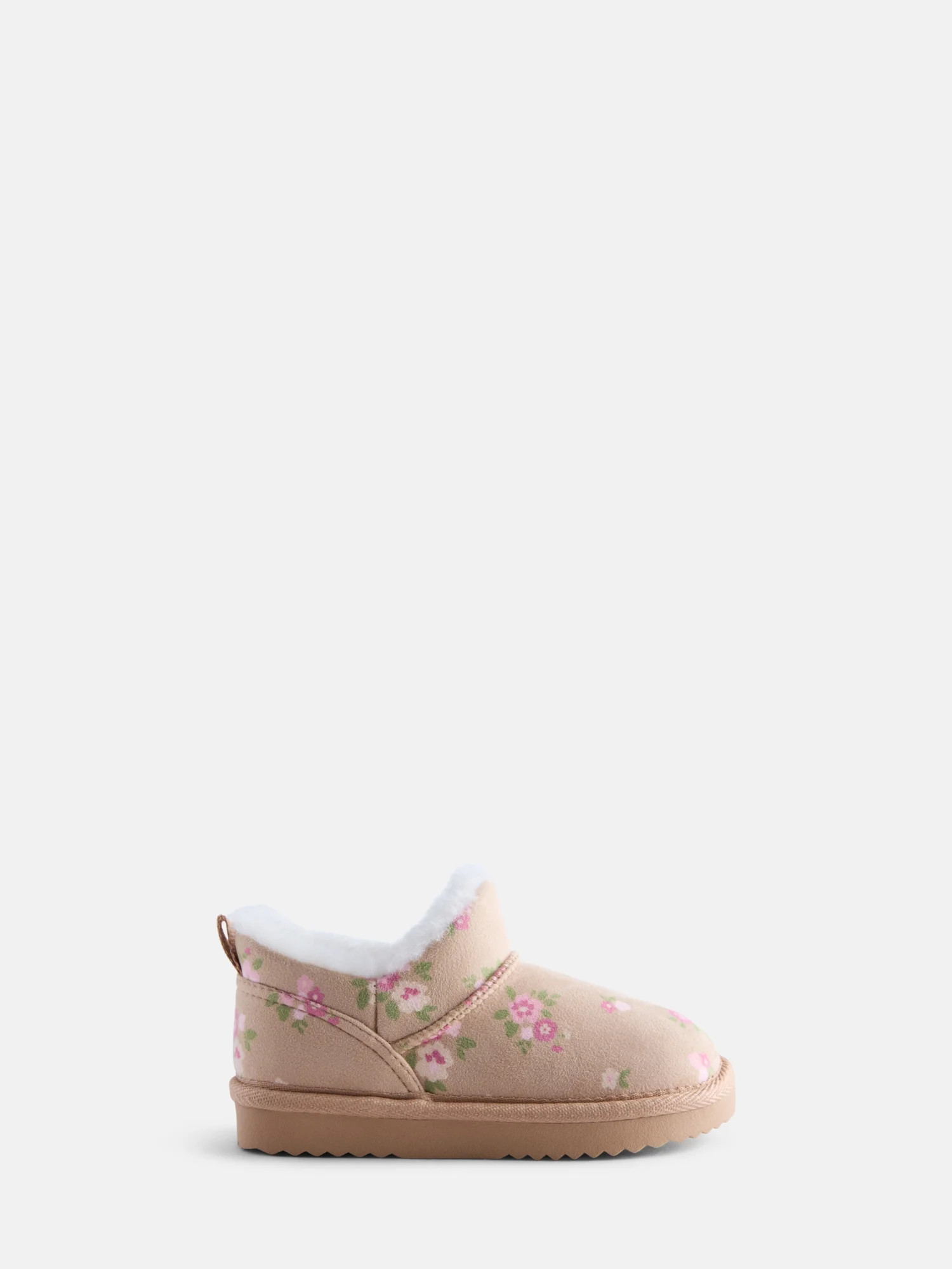 Wonder Nation Toddler Girls' Floral Faux Suede Boots | Walmart (US)
