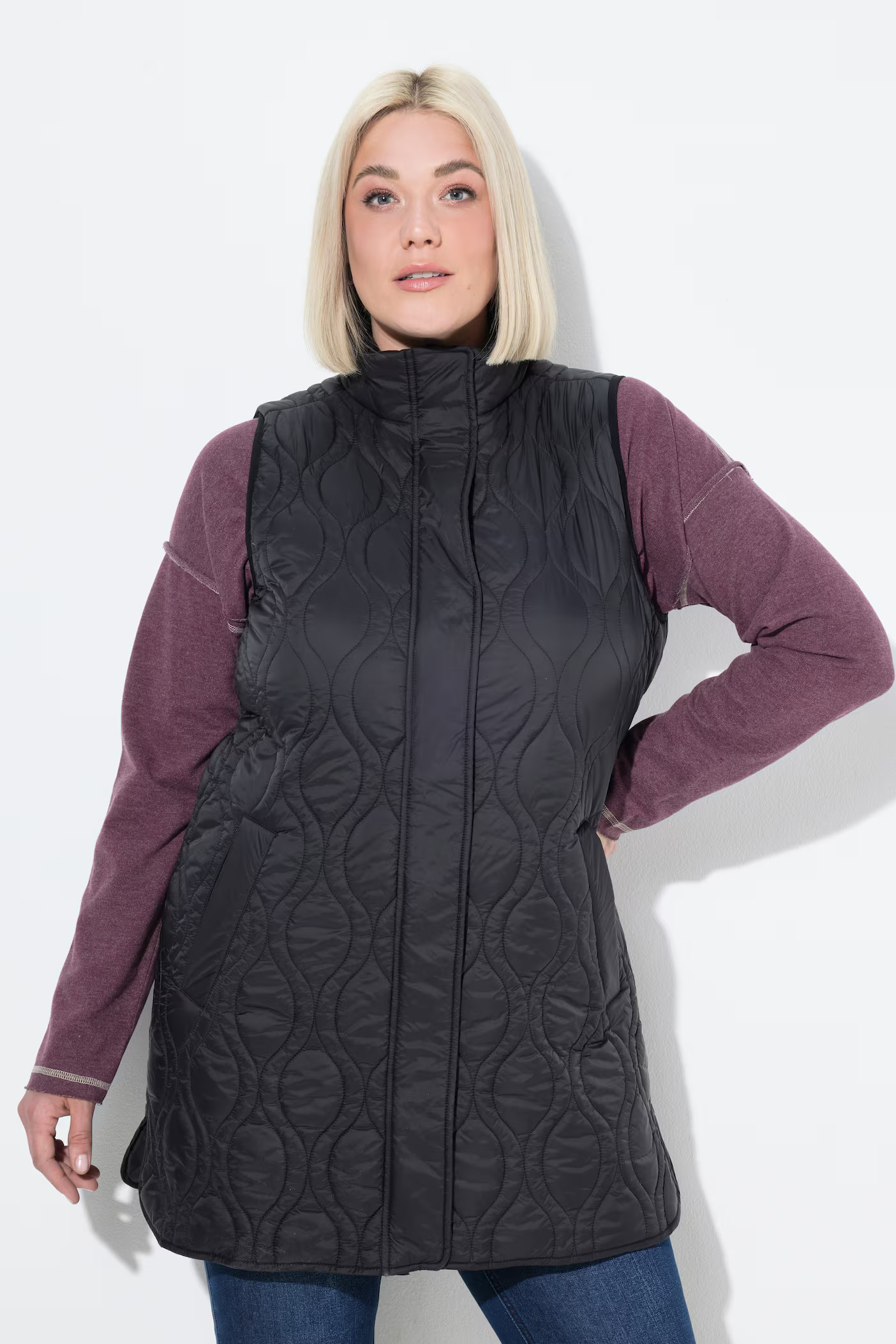 HYPRAR Ogee Quilted Vest | Ulla Popken - US