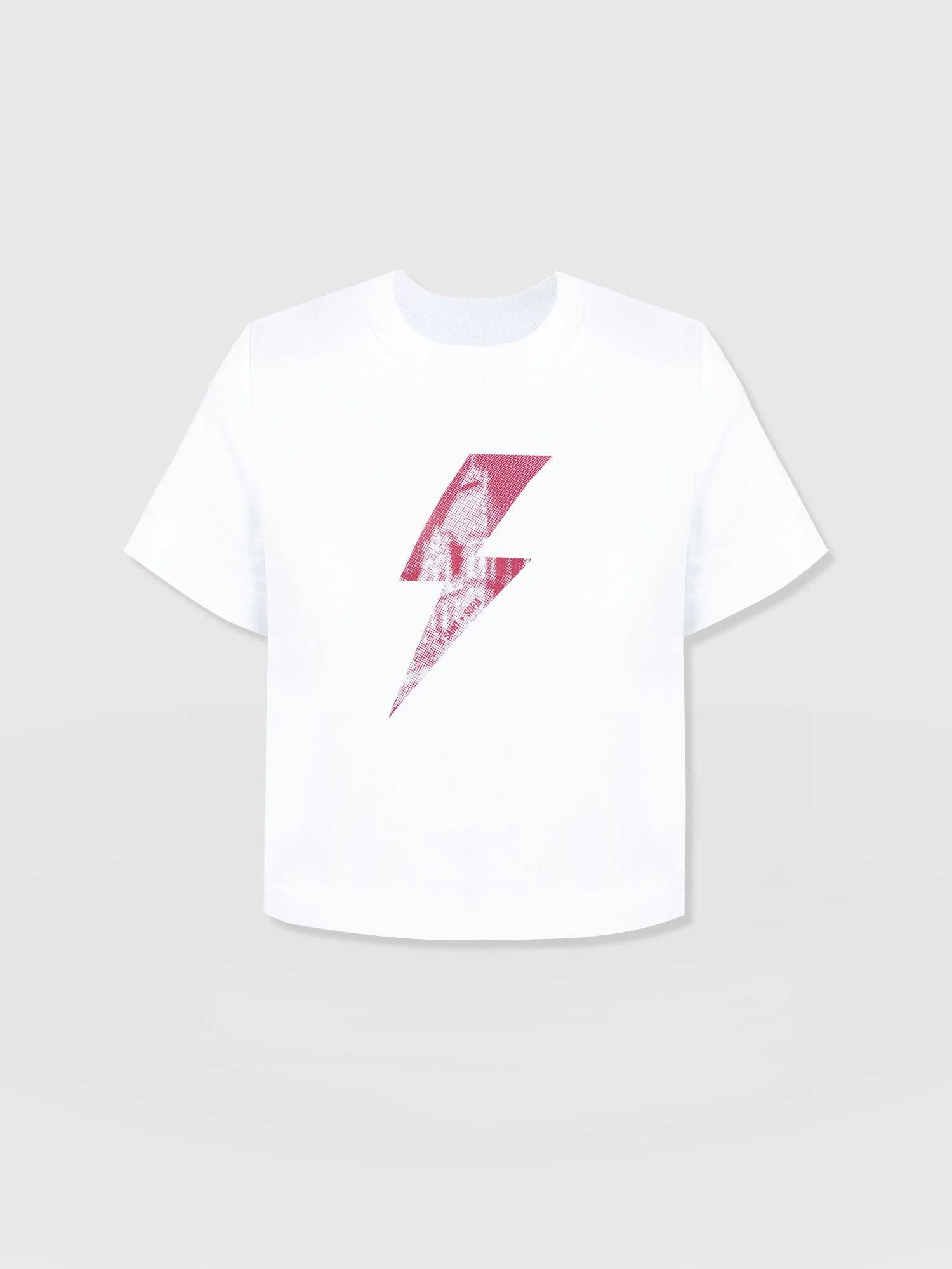 Chelsea Crew Neck Tee - White | Saint + Sofia