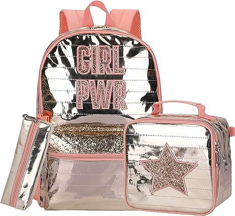 Backpack for Girls School Bag with Lunch Box Girls Backpack Set for Elementary Preschool Bookbag | Amazon (US)