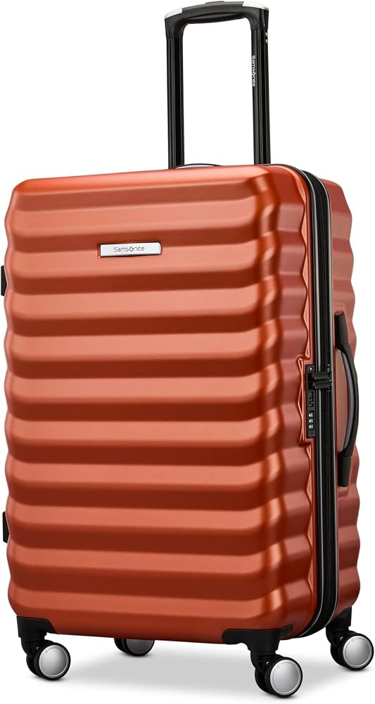 Samsonite Hard-Sided 24-Inch Lightweight Checked Medium Expandable Element Suitcase: Durable, 360... | Amazon (US)