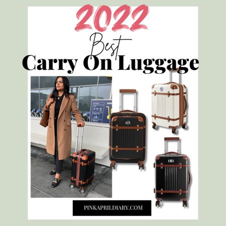 2022 Best Carry On Luggage - stylish and functional with laptop sleeve.

CARRY ON LUGGAGE | TRAVEL

#LTKtravel