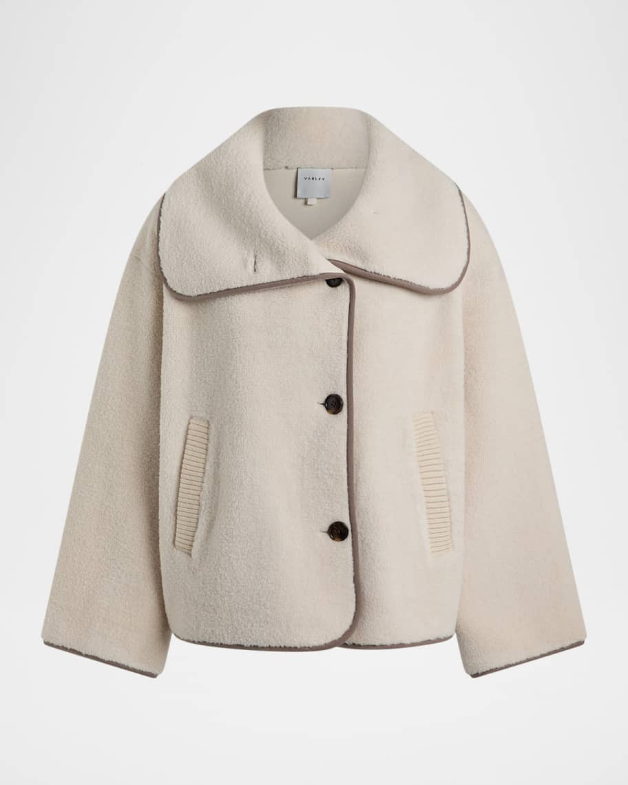 Varley Romane Boxy Fleece Jacket | Neiman Marcus