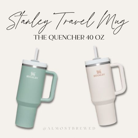 Stanley 40 OZ in stock. Travel mug. The Quencher. #stanley #stanleytumbler back in stock! 

#LTKhome #LTKunder50 #LTKunder100