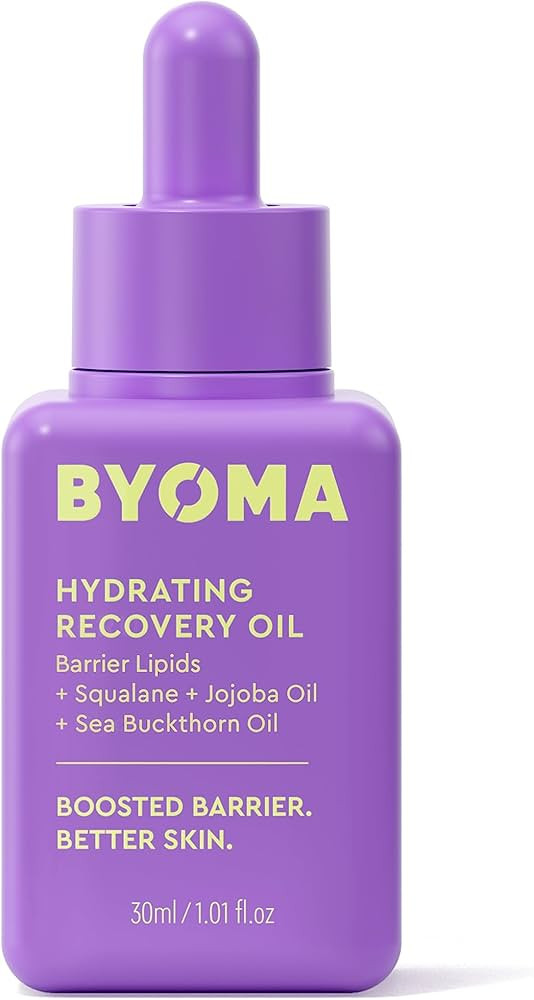 BYOMA Hydrating Recovery Oil - Luxury Face Oil with Squalane, Jojoba Oil & Seabuckthorn Oil - Ins... | Amazon (US)