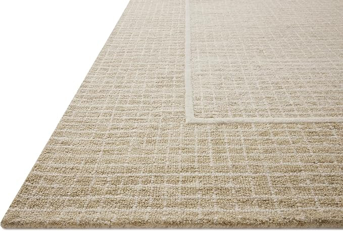 Loloi Chris Loves Julia Briggs Collection BRG-01 Wheat/Ivory 5'-0" x 7'-6" Area Rug | Amazon (US)