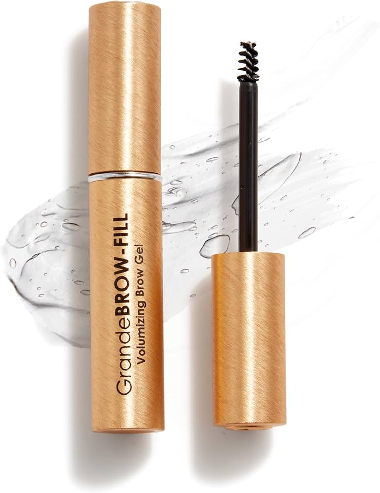 Grande Cosmetics GrandeBROW-FILL Volumizing Brow Gel, Tinted or Clear Eyebrow Mascara, Soft Flexible Hold, Water Resistant | Amazon (US)