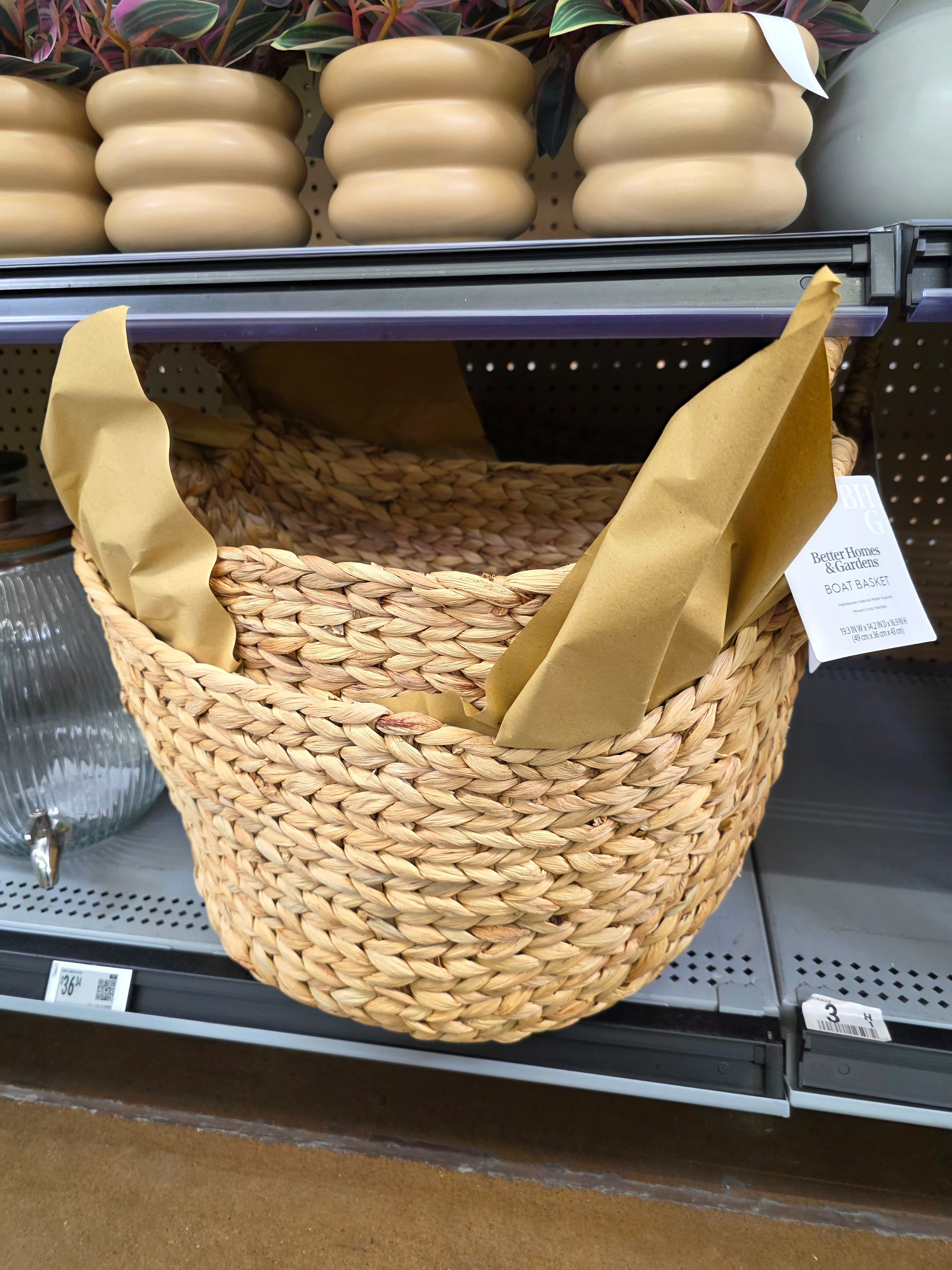 Large woven storage basket that actually works 🤎 This extra large water hyacinth basket is perfect for blankets, toys, pillows, or everyday clutter. The natural texture adds warmth while the structured shape keeps everything looking tidy - functional and still pretty enough to leave out. #walmartfinds 

 #LTKHome