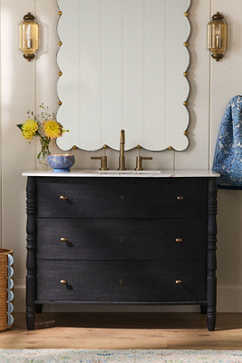 Spindle Single Bathroom Vanity | Anthropologie (US)