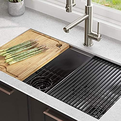 Kraus KWU112-33 KORE Kitchen Single Bowl, 33 Inch, 33"- Workstation Sink | Amazon (US)