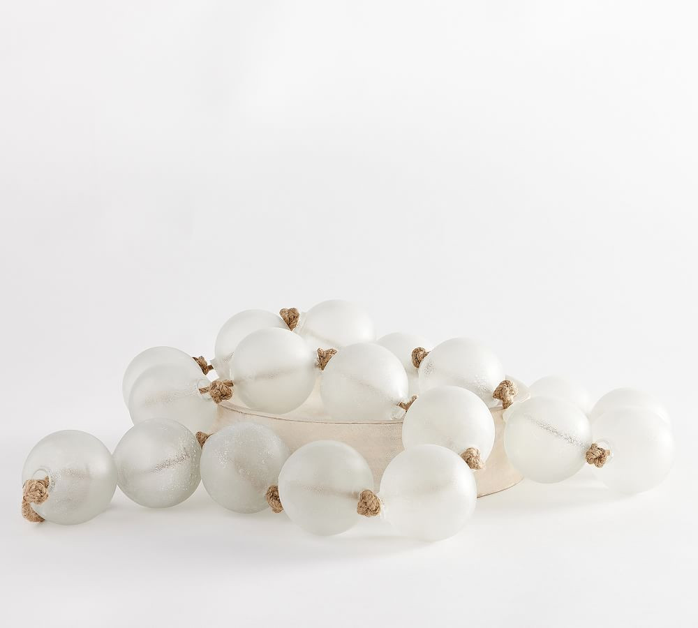 Handcrafted Sea Glass Beaded Garland | Pottery Barn (US)