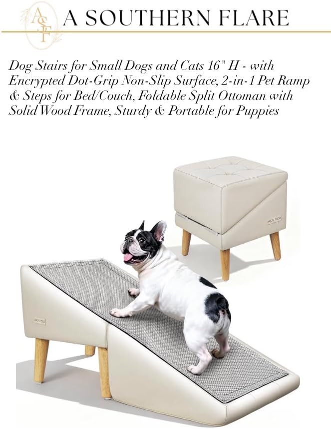Stylish and functional pet stairs for your furry friends. Perfect for small dogs and cats! #PetSt... | Amazon (US)