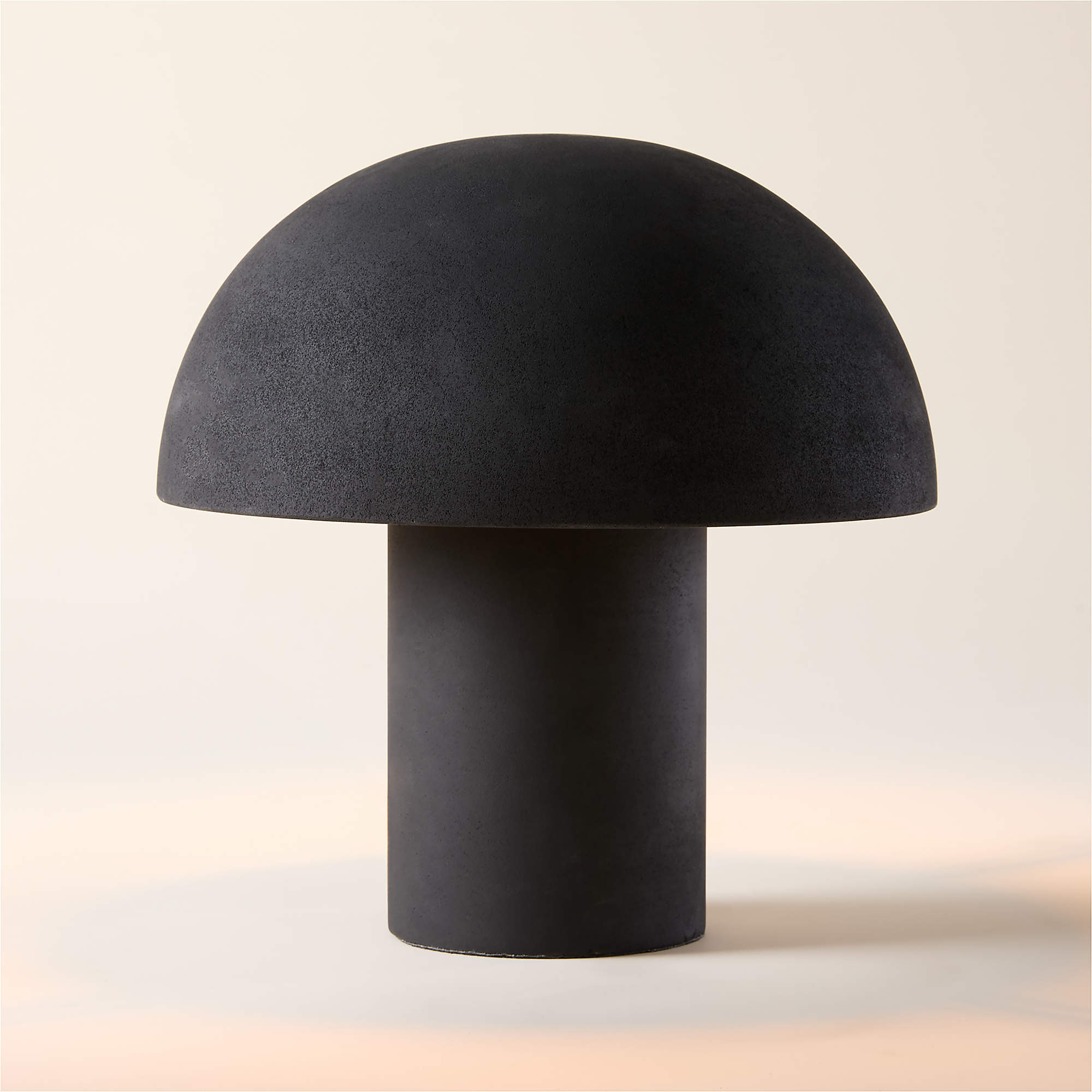 Enoki Mini Black Dome Table Lamp + Reviews | CB2 | CB2