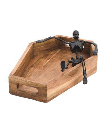 12x18 Skeleton Coffin Serving Tray | Halloween | Marshalls | Marshalls