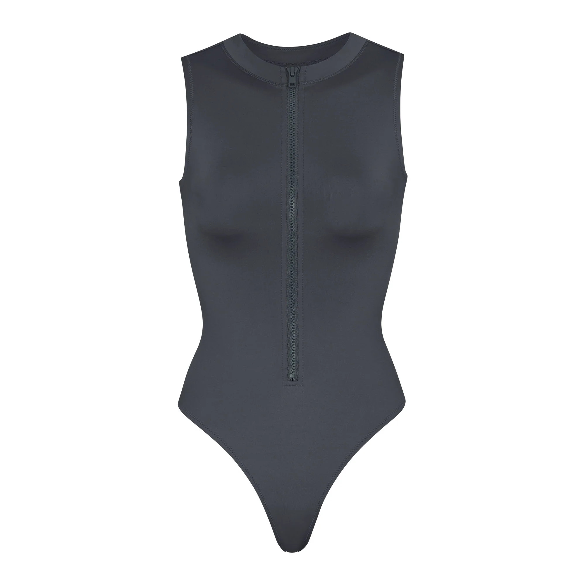 SWIM ZIP FRONT SLEEVELESS ONE PIECE | SKIMS (US)