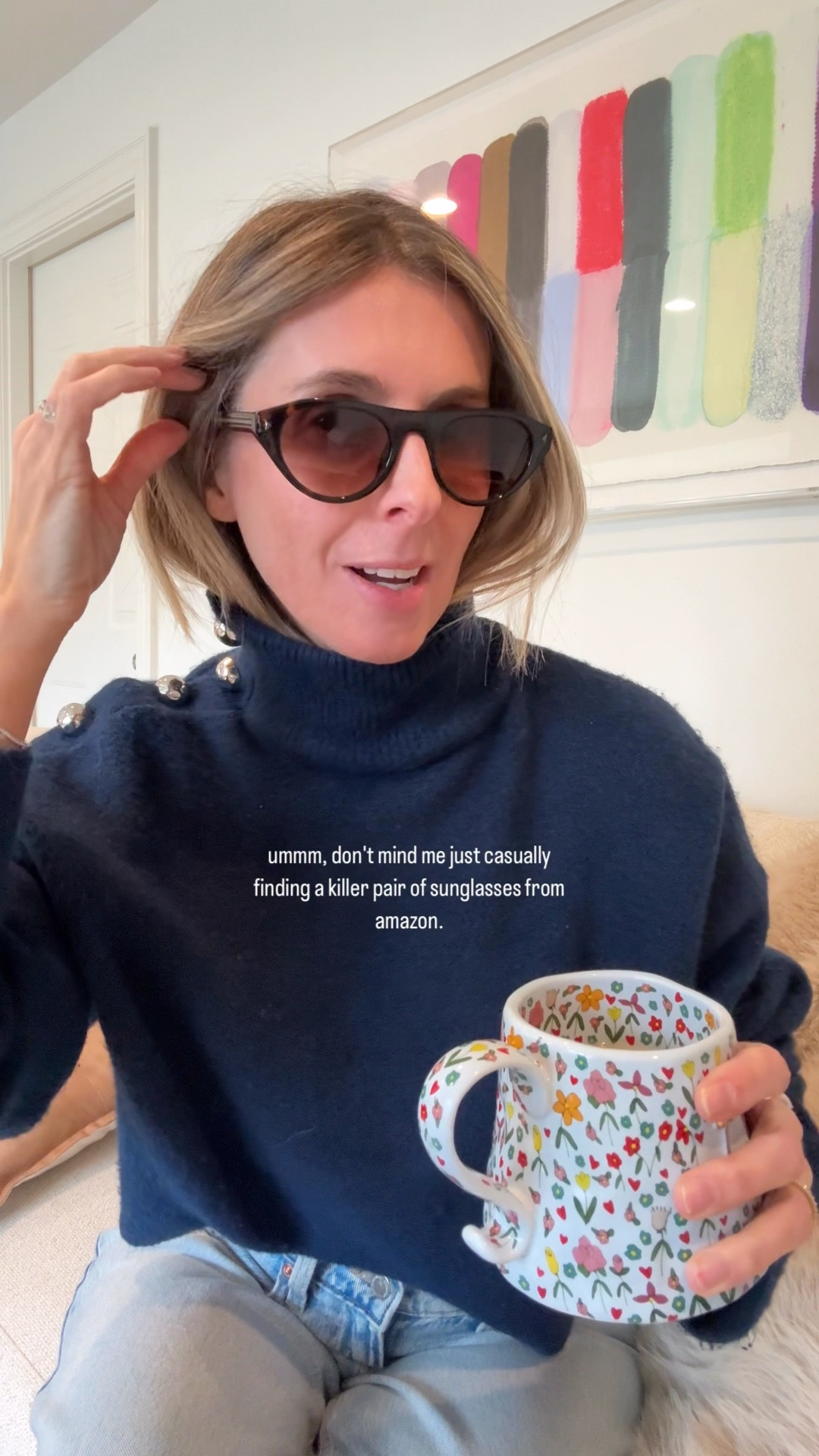 $20 versus $550 and the quality is insane!! i’m wearing tortoise/brown. 

my friend has always said we should all be wearing sunglasses that don’t cover our eyebrows. i think she might have a point! 👌 

sunglasses. designer dupe. sunnies. prada sunglasses. effortless style. 😎

#LTKootd #LTKSwim #LTKOver40