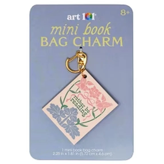 Art 101 Ink and Ivy Floral Mini Book Bag Charm | Walmart (US)