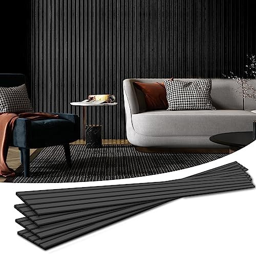 Art3d 4-Piece Wood Slat Acoustic Panels for Stylish Decor and Noise Reduction, 3D Textured Panel ... | Amazon (US)