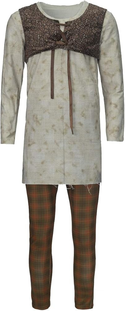 LILLIWEEN Green Ogre Costume Green Adult Costume Sublimation Shirt and Long Pants | Amazon (US)