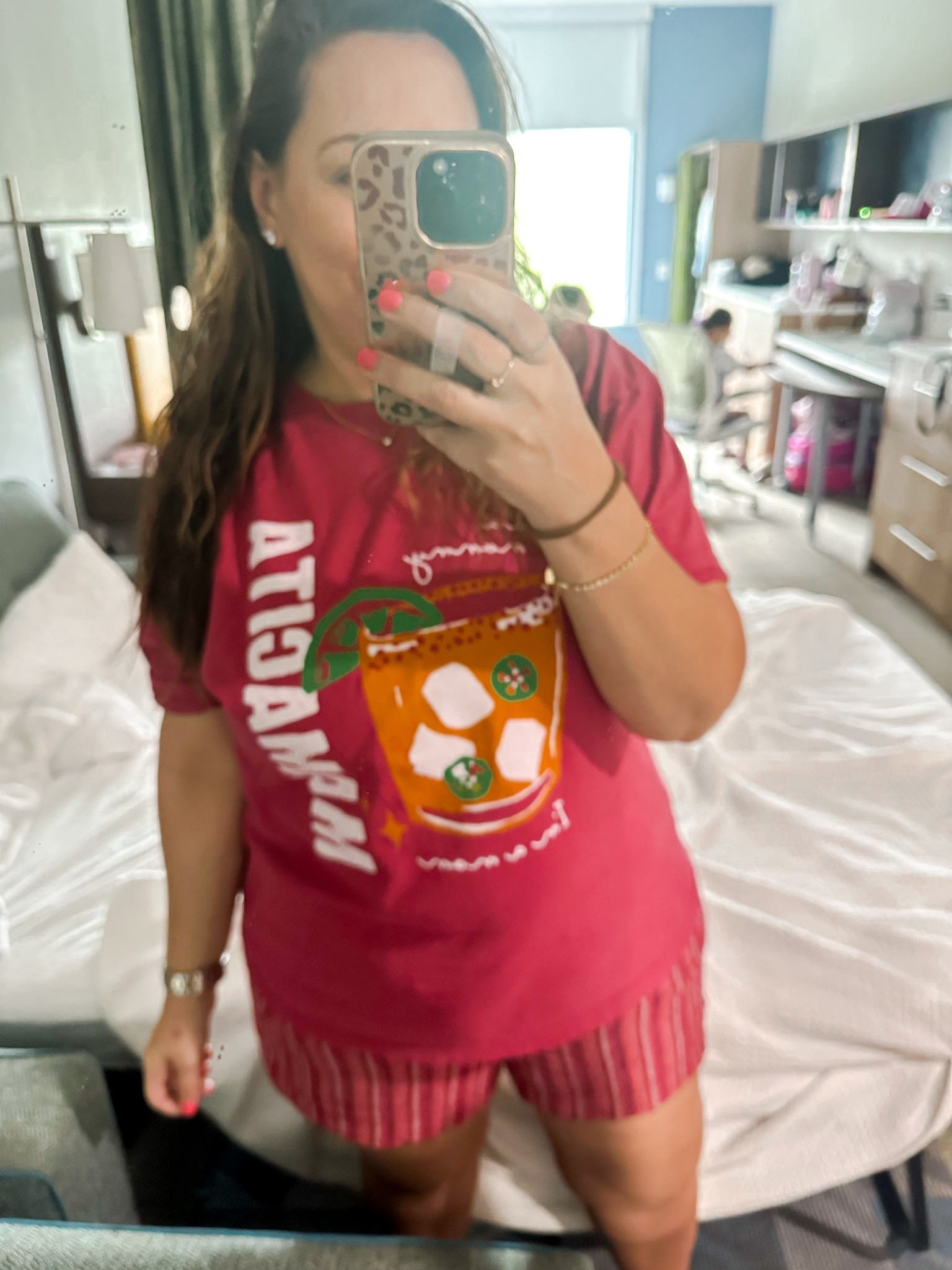• tee - Hubs & Hers (code: Erica)
• shorts - Walmart 
• necklace & bracelet - Electric Picks 
• earrings - Nordstrom 
• sneakers - Nike

#LTKMidsize #LTKOver40 #LTKootd