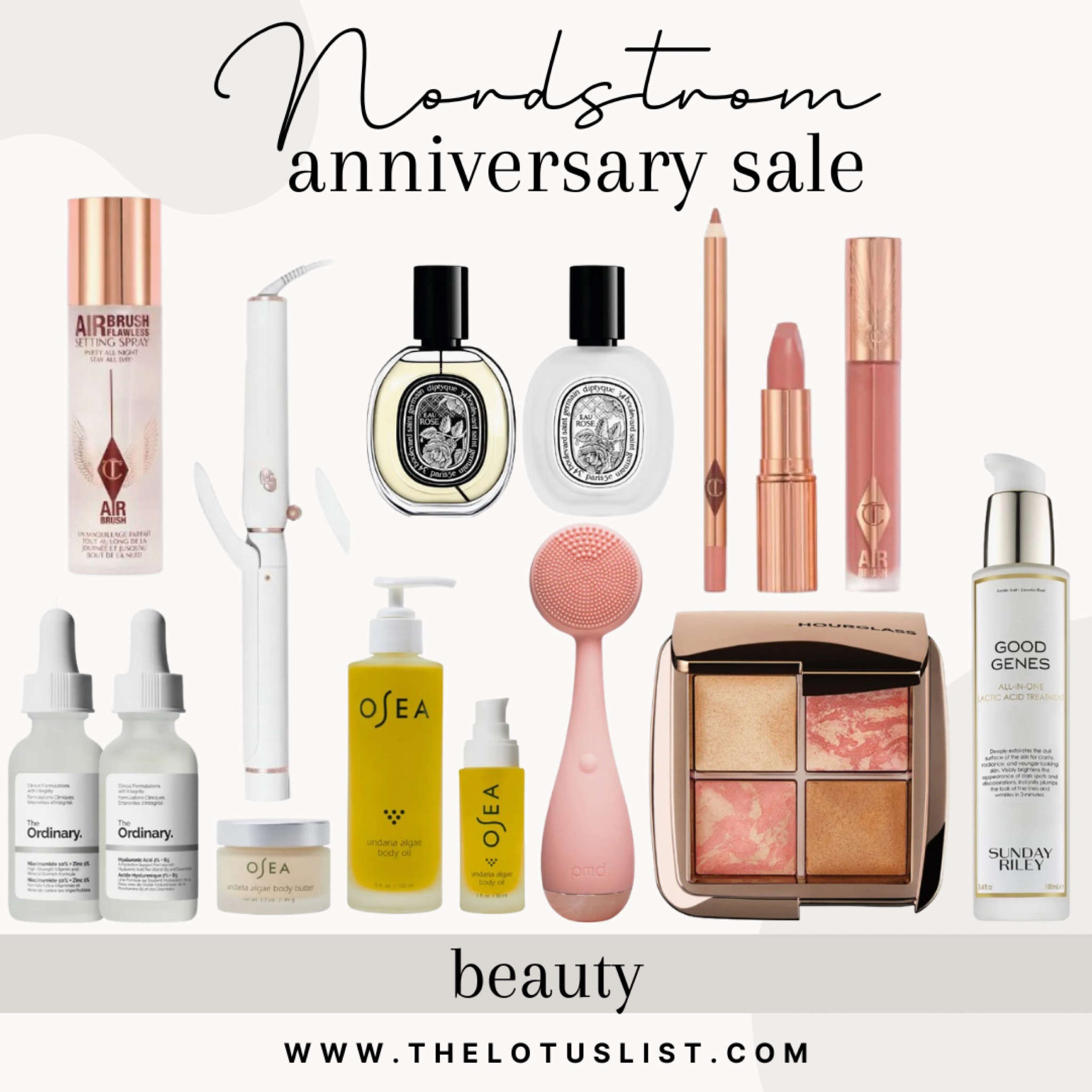 Nordstrom Anniversary Sale - Beauty

Ltkfindsunder100 / ltkfindsunder50 / LTKsalealert / LTKstyletip / Nordstrom / Nordstrom finds / Nordstrom anniversary sale / Nordstrom sale / sale / sale alert / Nordstrom beauty / beauty / beauty sale / hourglass / Sunday Riley / Charlotte tilbury / the ordinary / diptyque / osea / skincare / makeup / skincare finds / makeup finds / skincare sale / makeup sale / perfume / perfume sale / fragrance / lip kit / face wash / serums / face serum / facial skincare / body care 

#LTKBeauty #LTKSummerSales #LTKxNSale
