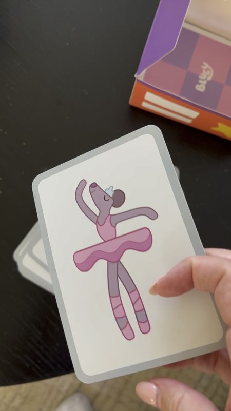 Bluey charades!! If you know you know…. Gotta have the ballerina card ready! I love introducing my kiddo to this game in a way he can play! 

#LTKKids #LTKVideo #LTKFamily