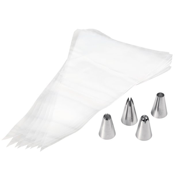 Wilton Piping Tip and Decorating Bag Cupcake Decorating Kit, 12-Piece Set - Walmart.com | Walmart (US)